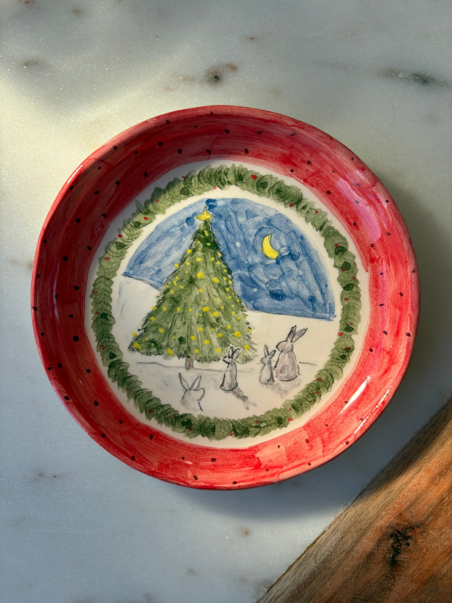 Christmas night Plate 13.5cm - Christmas collection