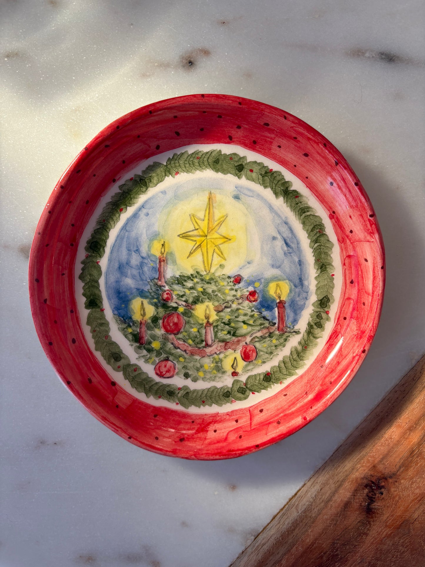 Christmas tree Plate 13.5 cm - Christmas collection