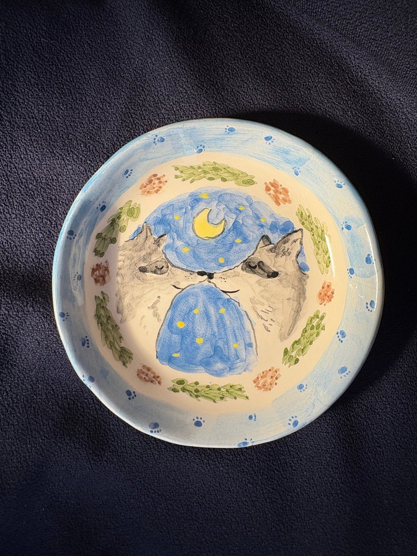 Frosted kiss Plate 10cm - Winter collection