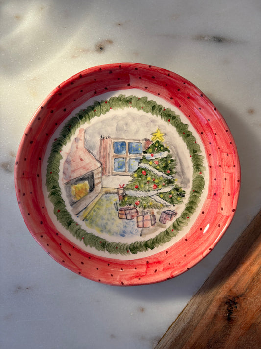 Cozy home Plate 13.5cm - Christmas collection
