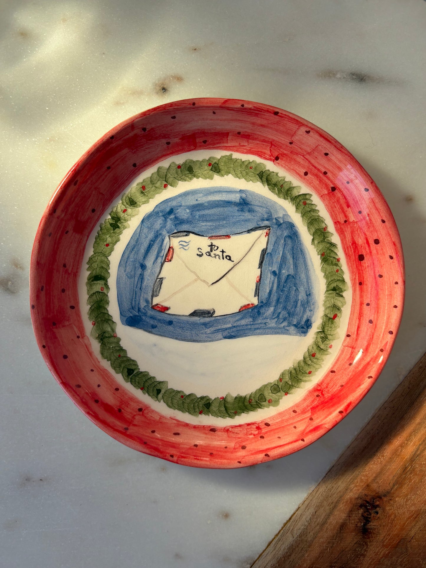 Letter to Santa Plate 13.5cm - Christmas collection