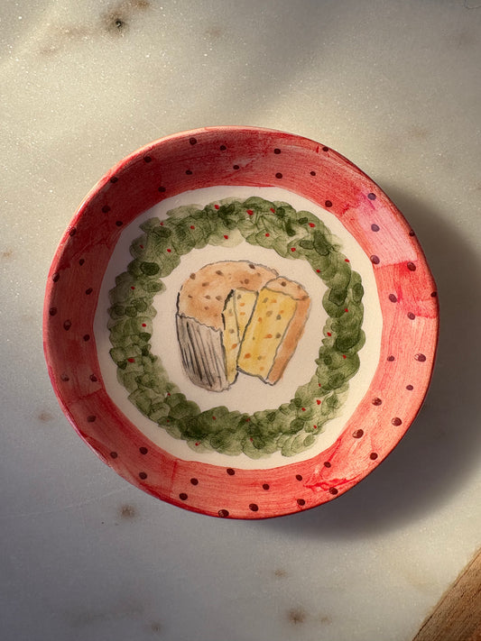 Panettone Plate 8cm - Christmas collection