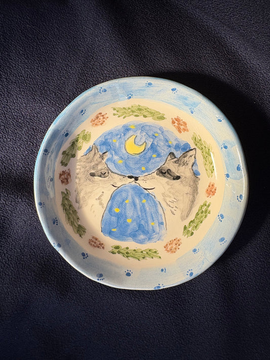 Frosted kiss Plate 10cm - Winter collection
