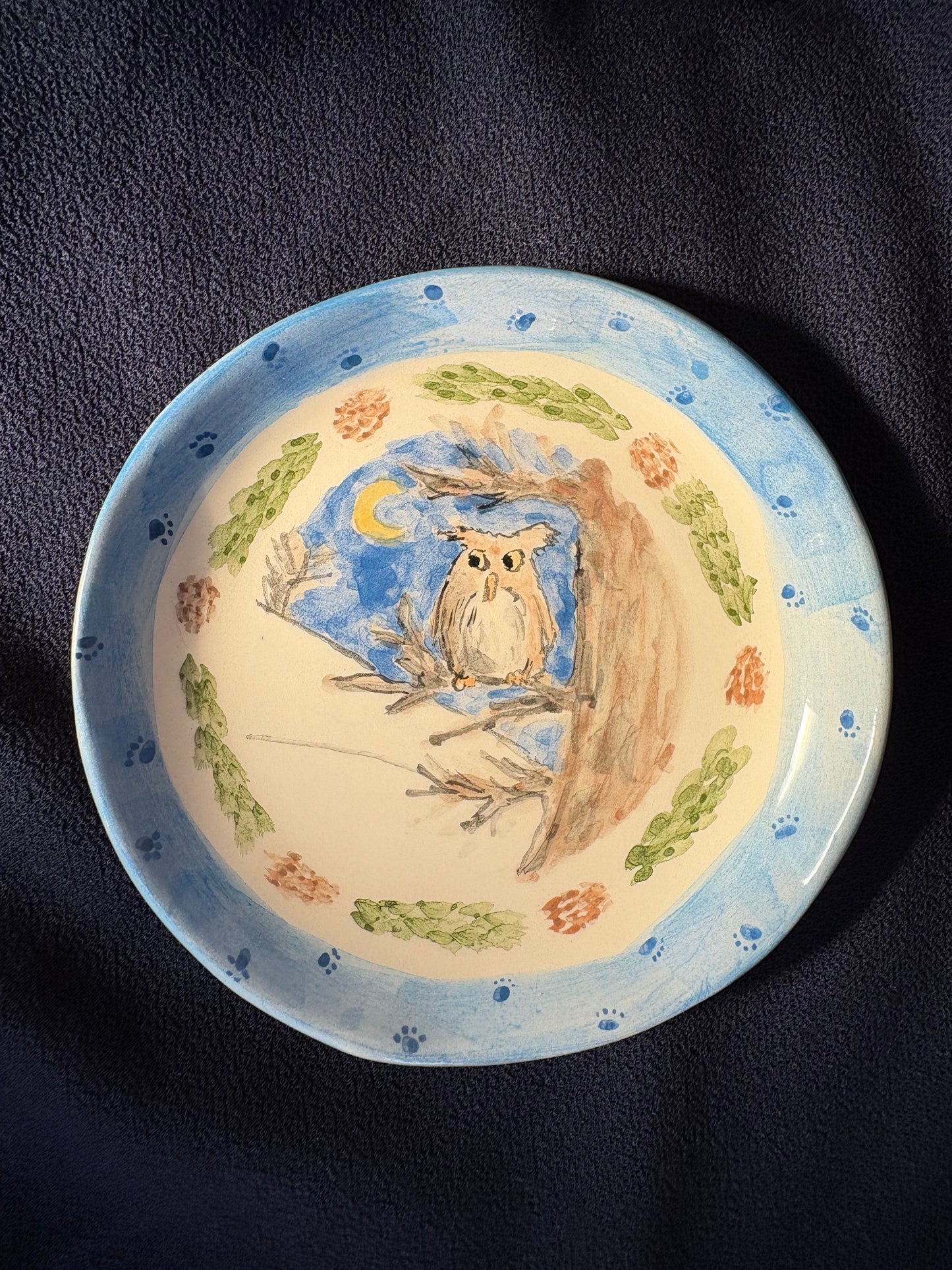 Night Owl Plate 10cm - Winter collection