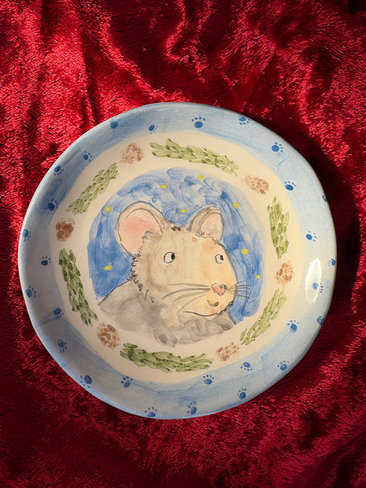Midnight Mouse Plate 10cm - Winter collection