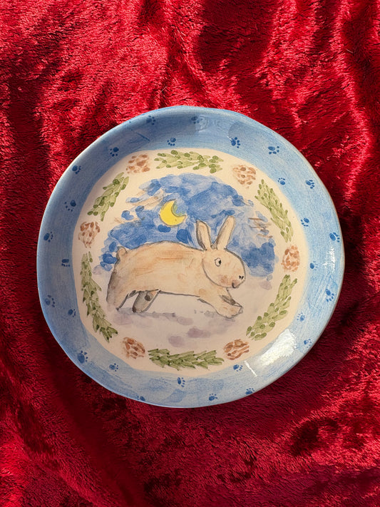 Snow Bunny Plate 10cm - Winter collection